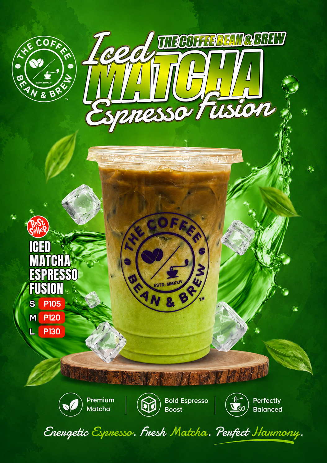 Iced Matcha Espresso Fusion